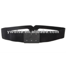 Woman Elastic Clasp Belt With No Buckle